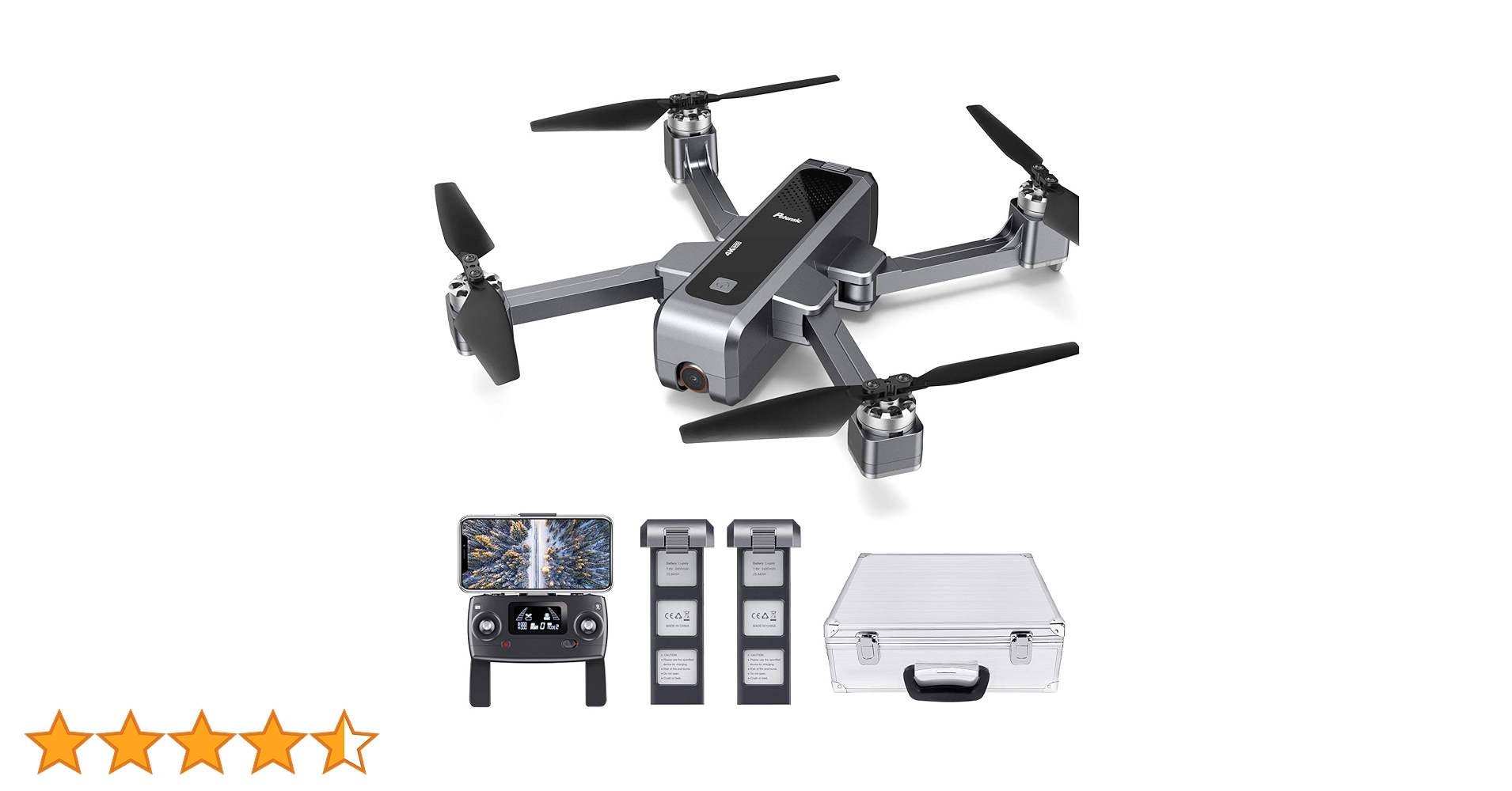Potensic D88 Foldable Drone, 5G WiFi FPV Drone with 2K HD Camera